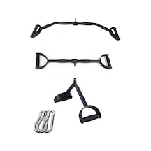 Prostyle Lat Pulldown Fitness Aparat Seti - Sırt Çekiş Barı - Triceps Bar