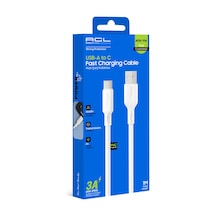 Acl Ack-116 3a Hızlı Şarj Kablosu Usb-a To Type-c 1 Metre Dayanıklı Pvc Malzeme