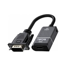 Thunderbolt Vga Hd Adaptör Vc-01 Usb Type-c Thunderbolt Giriş Vga Çıkış Telefon Tablet Bilgisayar Uyumlu Harici Monitör Görüntü Aktarım Adaptörü Zr1298