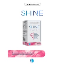 Tabvitamins Shine Seramid Resveratrol Hyaluronik Asit İçeren Takviye Edici Gıda 30 Kapsül
