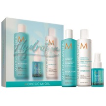 Moroccanoil Hydration Spring Kit Hydration Şampuan 250 ML + Saç Kremi 250 ML + Durulanmayan Saç Kremi 50 ML