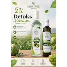 2'li Paketi 1l Damıtılmış Enginar Suyu + 500ml Enginar Sirkesi