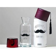 Joy Glass İçelim Fesli Cam Karaf İçelim Be