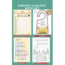 Ramazan Planlayıcı Eğitici Set Çocuklara Özel Dua Etkinlik
