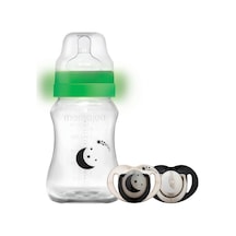 Mamajoo Gece & Gündüz Biberonu 270 ml & Saklama Kutulu İkili Emzik - Pearl