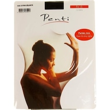 Külotlu Fit 15 Den Burunsuz Siyah Çorap No 3 Siyah