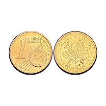 Almanya 2007 Yılı 1 Euro Cent Koleksiyon Para Çil Unc