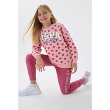 U.s. Polo Assn Kız Çocuk Pembe Eşofman Takımı Us1230-c-v1 Pembe