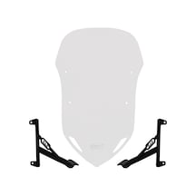 Gp Kompozit Sym Dragon Drg 160 2023-2024 Uyumlu Ön Cam Şeffaf 58cm