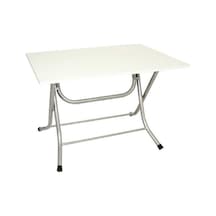 60 110 Beyaz Katlanır Masa Yemek Ve Çalışma Masası Diğer