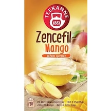 Teekanne 20li Süzen Poşet Bitki Çayi Zencefil Mango Kafein İçermez 45gr 6'li Paket
