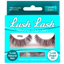 Lush Lash %100 Doğal Kıl Flirty Takma Kirpik  LU-619