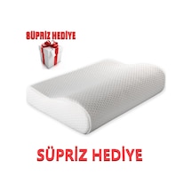 Geniş Visco Yastık Boyun Destekli Ortopedik Visko Boyun Fıtığı