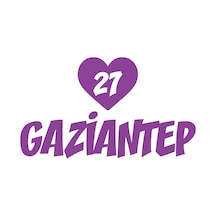 Kalpli 27 Gaziantep Araba Sticker 17x17 Cm Mor
