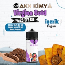 Virginia Gold Yoğun Dıy Kit Gıda Aroması %25 Oranda Aroma İçerir Hazır Değildir 100 Ml