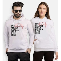 Tshirthane My Heart Sevgili Kombinleri Kapüşonlu Kombini