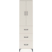 Arges Dolap 3 Raflı 3 Çekmeceli 2 Kapaklı 60x30x221 Aytaşı-ay... Aytaşı