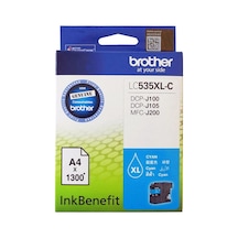Brother Lc535xlc Cyan Mavi 1.300 Sayfa Kartuş Dcp-j105 Mfc-j200 Kdo