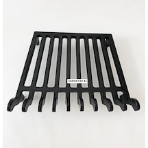 Döküm Izgara Şömine Izgarası 49 Cm X 35 Cm X35 Cm 10 Lu Izgara Çekmeceli