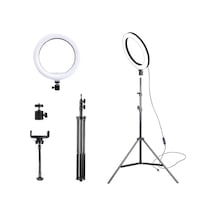 Ally 10 İnch Halka Led Tripod 1.30m Youtuber Video Selfie Stüdyo Makyaj Işığı- 5775