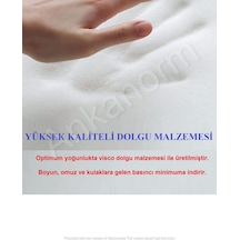 Visko Ortopedik Boyun Yastığı Visco Boyun Yastığı Boyun Düzleşmesi İçin Özel Yastık