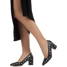 Pierre Cardin Pc-50176 - 3955 Siyah Desen - Kadın Topuklu Ayakkabı 001