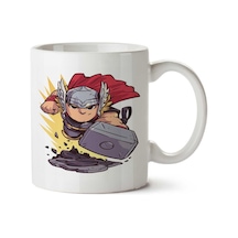 Mını Thor İki Tarafı Baskılı Kupa Bardak Çok Renkli