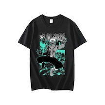 Noıssey Kırmızı Etiket Gala Erkek T-shirt Jujutsu Kaisen Model92 16935 Siyah