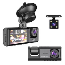 Black Box Cr52 Full Hd 1080p Wifi Araç Kamerası - 3 Kameralı Ön, Kabin İçi, Arka , 2.0 Inç Ekran, Park Takibi Ve G-sensor Desteği