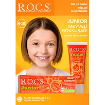 Rocs Junior 6-12 Yaş Meyveli Gökkuşağı Diş Macunu 60 Ml