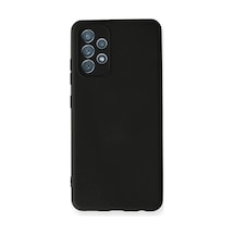 Newface Samsung Uyumlu - Galaxy A32 Kılıf Nano İçi Kadife Silikon - Siyah