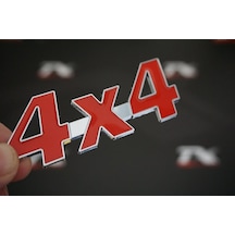 4X4 Arazi Suv Pickup Bagaj Krom Metal 3M 3D Yazı Logo Amblem (548523054)