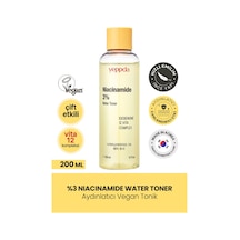 Yeppda %3 Niacinamide İçeren Aydınlatıcı Vegan Tonik Yeppda Niacinamide %3 Water Toner 200ml