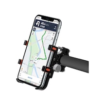 Sones Mpb-91 Motosiklet Altı Pençe Alüminyum Alaşımlı Cep Telefonu Tutucu Braketi Siyah