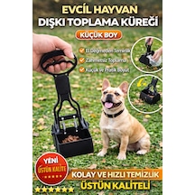 Köpek Dışkı Toplama Küreği Küçük Boy Katlanabilir Taşınabilir Pratik Evcil Hayvan Aparatı