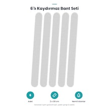 6'lı Kaydırmaz Bant Seti - 2x38 Cm