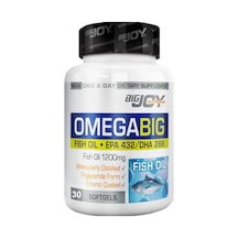 Big Joy Omegabig Balık Yağı 1200 Mg 30 Kapsül