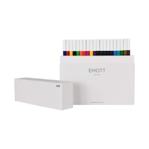 Uni Emott 0.4 Fine Akrilik Uçlu Kalem 40'lı Set