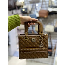 Premium Kadın El & Omuz Çantası 930610 Camel