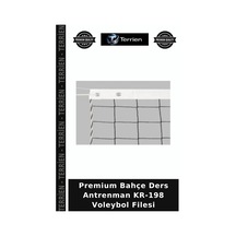Premium Bahçe Ders Antrenman Kr-198 Voleybol Filesi
