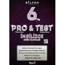 6.Sınıf Pro&Test İngilizce Soru Bankası -  Bilfen Yayınları