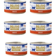 6'lı Avantaj Paketi: Nutri Feline Tahılsız Tavuklu & Jöleli Kedi Konservesi 70 Gr X 6