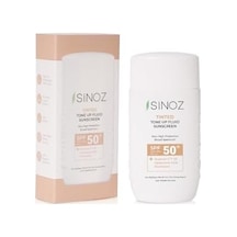 Sinoz Spf50 Tinted Sıvı Yüz Güneş Kremi - Yeni Nesil Güneş Filtreleri Ile Hibrit Formül 50ml