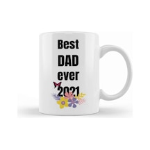 Best Dad Ever Papa Fathers Day Kupa Bardak Porselen Karışık