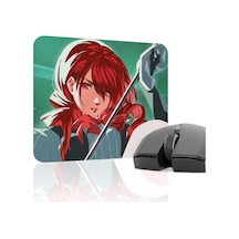 Persona 3 Kaymaz Dikişli Kauçuk Oyuncu Mousepad V5 - 22x18 Gaming Mouse Pad Fare Altlığı