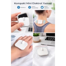 Tens Ems Cihazı Uyumlu Kare Elektrot Pedi 40 40 I Slikon Elekrot I 10 Çift