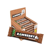 Rawberry Fındıklı Vegan Glutensiz Şeker İlavesiz Kuruyemiş Bar 15 x 33 G