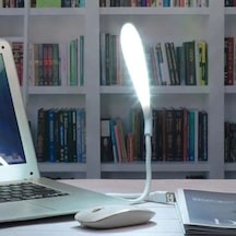 River World Beyaz Renkte 3 Kademeli 14 Ledli Usb Girişli Kitap-masa Okuma Lambası Ledi Çok Renkli
