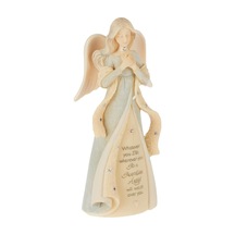 Enesco Foundations Koruyucu Melek Figürü, 10,72 Cm, Çok Renkli