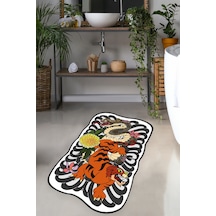 WILD ANIMALS DJT 70X120 CM Banyo Halısı Banyo Paspası